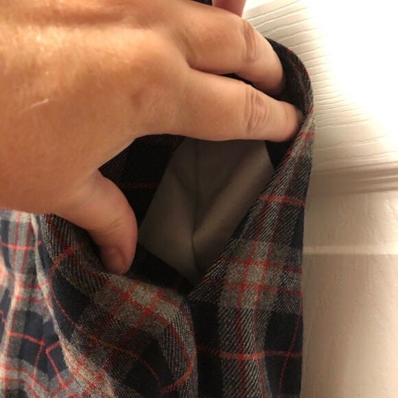 Vintage Custom Plaid Wool Pants - Picture 4 of 9